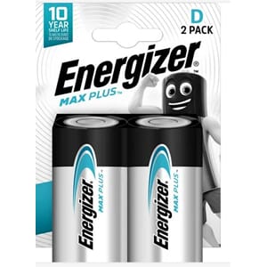 BATTERI ENERGIZER MAX PLUS D (2)