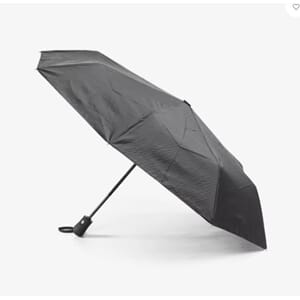 PARAPLY SORT DROPS EXCLUSIVE SAMMENLEGGBAR ÅPNE/LUKKE