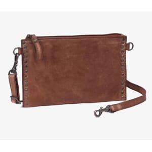 VINTAGE ROCKS CLUTCH BRUN SKINN HOUSE OF NORDIC