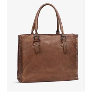 VINTAGE ROCKS TOTE VESKE BRUN SKINN HOUSE OF NORDIC