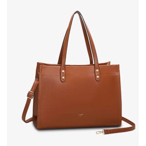 TOTEBAG TIL LAPTOP SOFIA COGNAC LYCKE