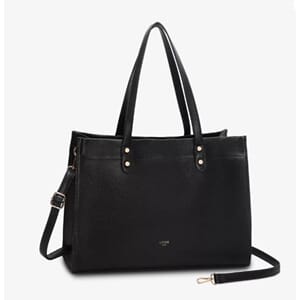 TOTEBAG TIL LAPTOP SOFIA SORT LYCKE