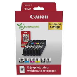 BLEKK CANON 530BK/531CMYBKGY + 50 ARK