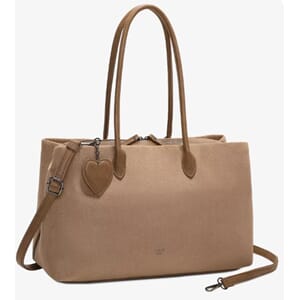 HÅNDVESKE STOR HAMAR MØRK TAUPE LYCKE