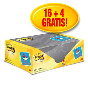 NOTATBLOKK POST-IT 76X127 (20)