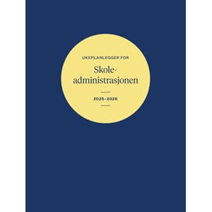 UKEPLANLEGGER FOR SKOLEADMINISTRASJONEN 2025-2026 A5