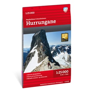 CALAZO HØYFJELLSKART HURRUNGANE 1:25000 JOTUNHEIMEN