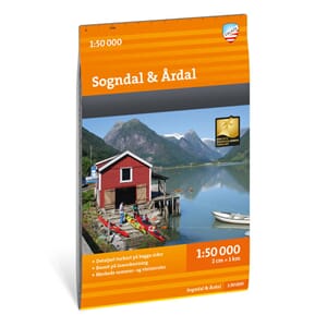 CALAZO TURKART SOGNDAL & ÅRDAL 1:50000