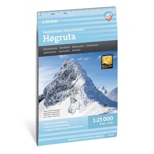CALAZO HØYFJELLSKART HØGRUTA JOTUNHEIMEN 1:2500