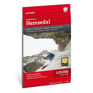 CALAZO HØYFJELLSKART HEMSEDAL 1:25000
