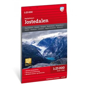 CALAZO HØYFJELLSKART JOSTEDALEN 1:25000
