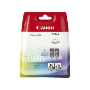 BLEKK CANON CLI-36 COLOR TWIN-PACK