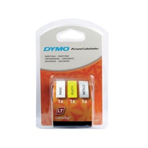 TAPE LETRATAG DYMO 3 PK