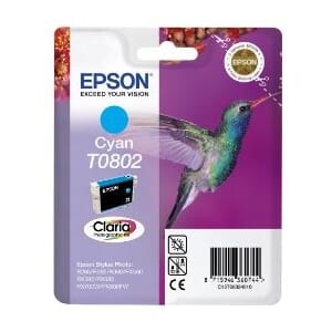 BLEKK EPSON T0802 CYAN 7,4ML