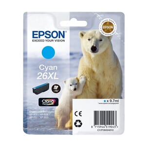 BLEKK EPSON 26XL T26324012CYAN