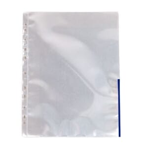 SIGNALLOMME M/FARGET KANT 105MY A4 BLÅ (100)