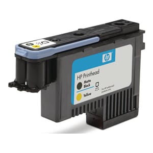BLEKK HP 72 MATTE BLACK & YELLOW PRINTHEAD