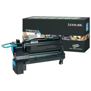 TONER LEXMARK C792 CYAN HC 20K