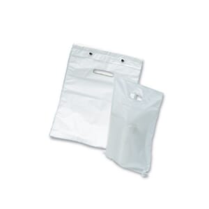 BÆREPOSE PLAST 250x380 MM 25MY HVIT BLOKK (1000)