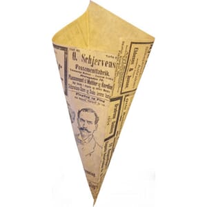 SPISSPOSE BRUN AVISTRYKK 210x200 MM (100)