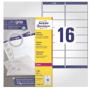 ETIKETTER A4 AVERY 99,1X33,9 (1600)