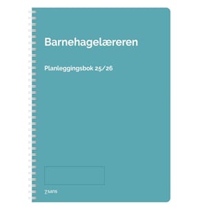 PLANLEGGINGSBOK 25/26 BARNEHAGELÆREREN SPIRAL 7.SANS