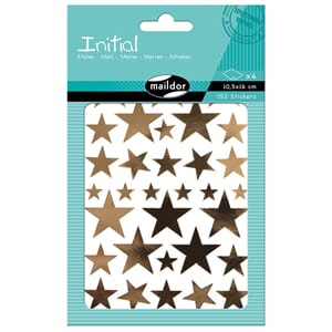 KLISTREMERKER STJERNER SØLV