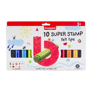 BEUYNZEEL KIDS SUPER STAMP MARKER 10 STK