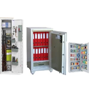 Nøkkelskap og Pengeskr