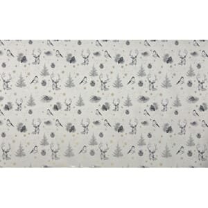 DISKRULL 154 M x 57 CM HVIT HJORT