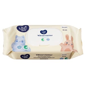 VÅTSERVIETTER LILLEGO SENSITIV 64 STK