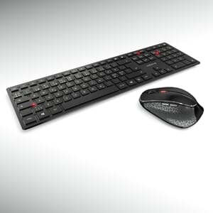 TASTATUR OG MUS DW 9500 SLIM TRÅDLØS BLACK/GREY