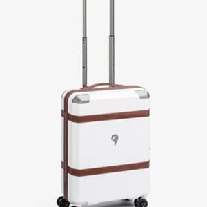 KOFFERT VINTAGE HVIT LITEN 38L 2,9KG