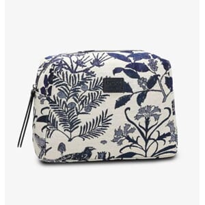 TOALETTMAPPE FLORA BLÅ LYCKE