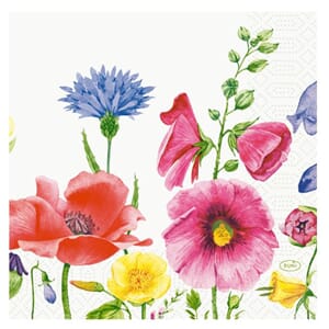 SERVIETT DUNI 3L 33CM FLOWY MEADOW (50)