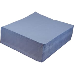 TANNLEGESERVIETT FINESS 37X38CM BLÅ (1000 STK)