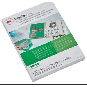 LAMINERINGSLOMME A4 125 MY MED HULL (100)