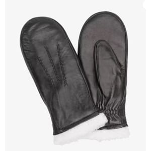 DAMEVOTT SORT 7,5 LAMMESKIN FOR AV LAMMEPELS HANDSKKOMPANIET