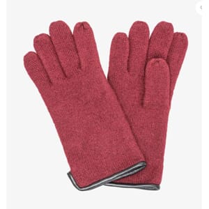 HANSKE DAME VINRØD STR L TOVET ULL HANDSKKOMPANIET