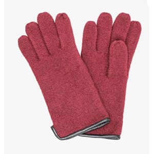 HANSKE DAME VINRØD STR S TOVET ULL HANDSKKOMPANIET