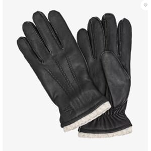 HERREHANSKE SORT STR 10 HJORTESKINN HANDSKKOMPANIET