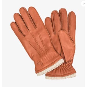 HERREHANSKE COGNAC STR 10 HJORTESKINN HANDSKKOMPANIET