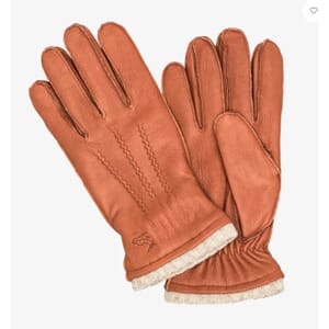 HERREHANSKE COGNAC STR 10,5 HJORTESKINN HANDSKKOMPANIET