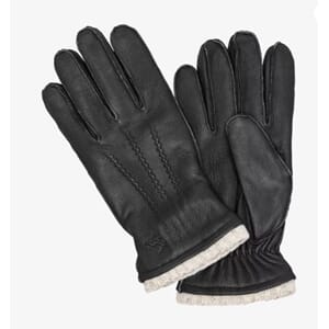 HERREHANSKE SORT STR 11 HJORTESKINN HANDSKKOMPANIET