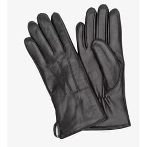 DAMEHANSKE SORT STR 7,5 LAMMESKINN FOR AV LAMMEPELS HANDSKKO