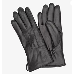 DAMEHANSKE SORT STR 8 LAMMESKINN FOR AV LAMMEPELS HANDSKKOMP