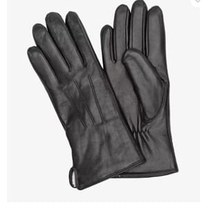 DAMEHANSKE SORT STR 8,5 LAMMESKINN FOR AV LAMMEPELS HANDSKKO