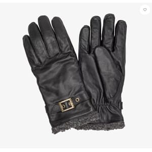 DAMEHANSKE SORT STR 7,5 SKINN GEITENAPPA HANDSKKOMPANIET