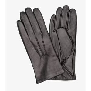 DAMEHANSKE SORT STR 8 LAMMENAPPA HANDSKKOMPANIET