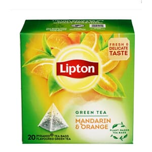 TE GRØNN MANDARIN & APPELSIN  20 POSER LIPTON